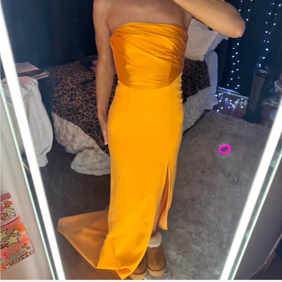 Dresses & Skirts - Orange Yellow Corset Dress